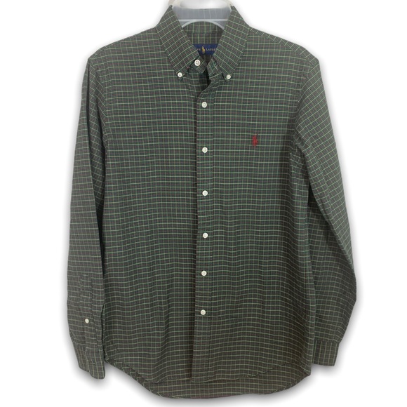 Polo Ralph Lauren Other - Men’s Polo Ralph Lauren Buttonup |Long Sleeve Green, Red & Yellow|Striped| Small